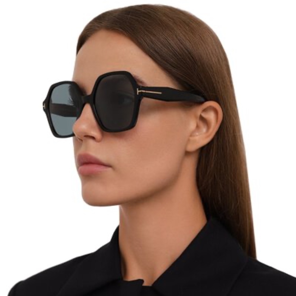 NEW TOM FORD TF1032/F ECO 01A WOMEN SUNGLASSES TOM FORD ROMY FT01032/S TOM FORD